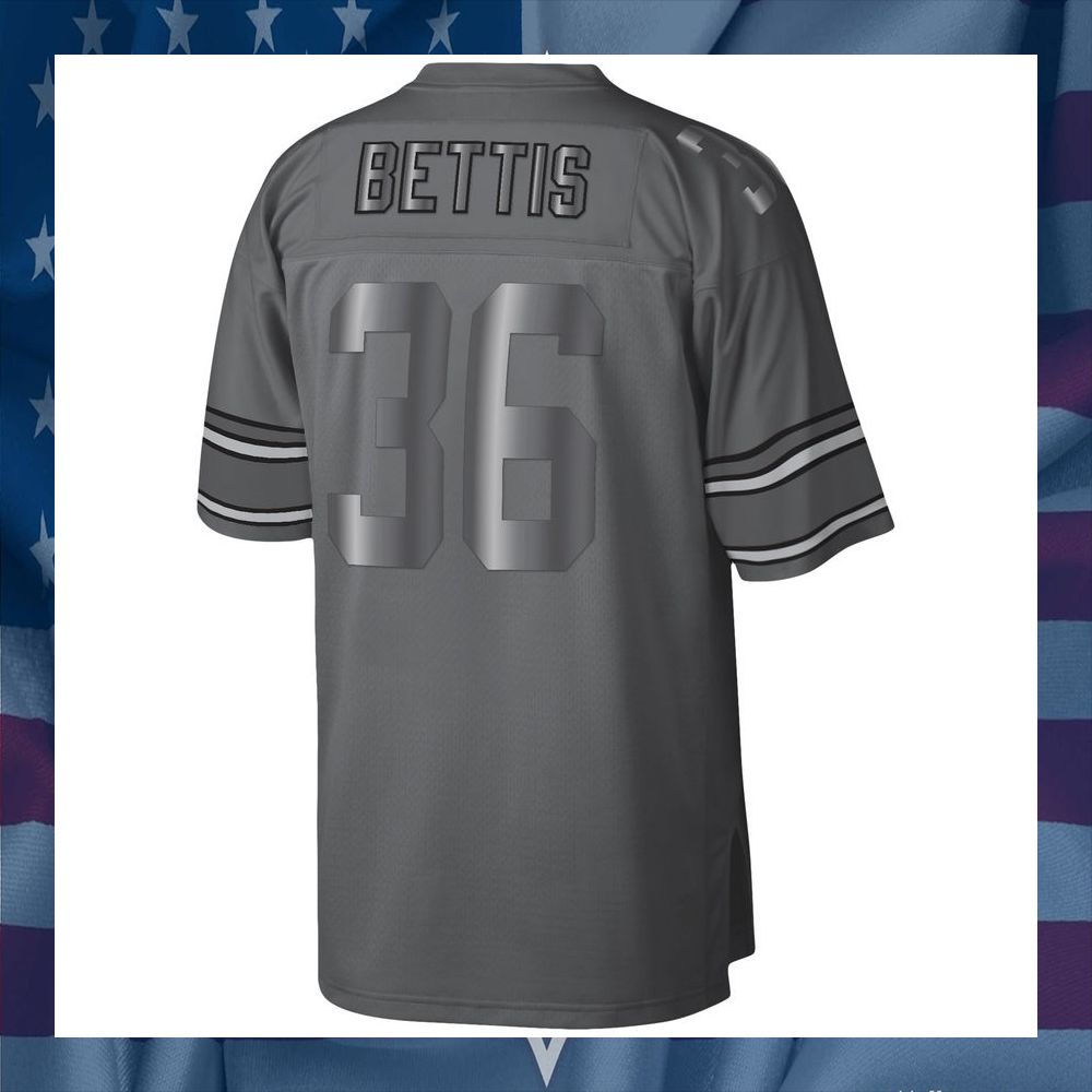 Jerome Bettis Pittsburgh Steelers Mitchell & Ness 1996 Retired Metal Legacy Charcoal Football Jersey 7 Jerome Bettis Pittsburgh Steelers Mitchell & Ness 1996 Retired Metal Legacy Charcoal Football Jersey word1