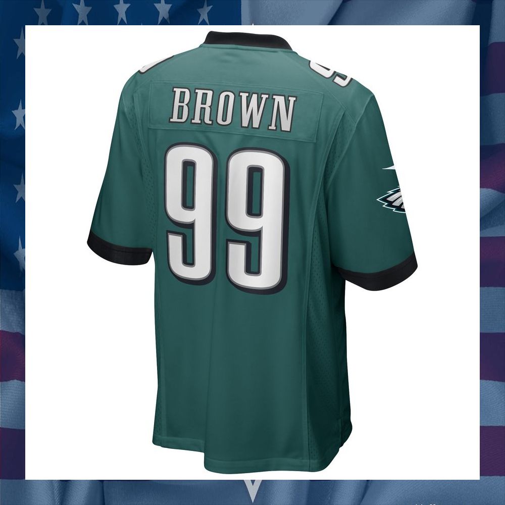 Jerome Brown Philadelphia Eagles Football Retired Midnight Green Football Jersey 7 Jerome Brown Philadelphia Eagles Football Retired Midnight Green Football Jersey word3