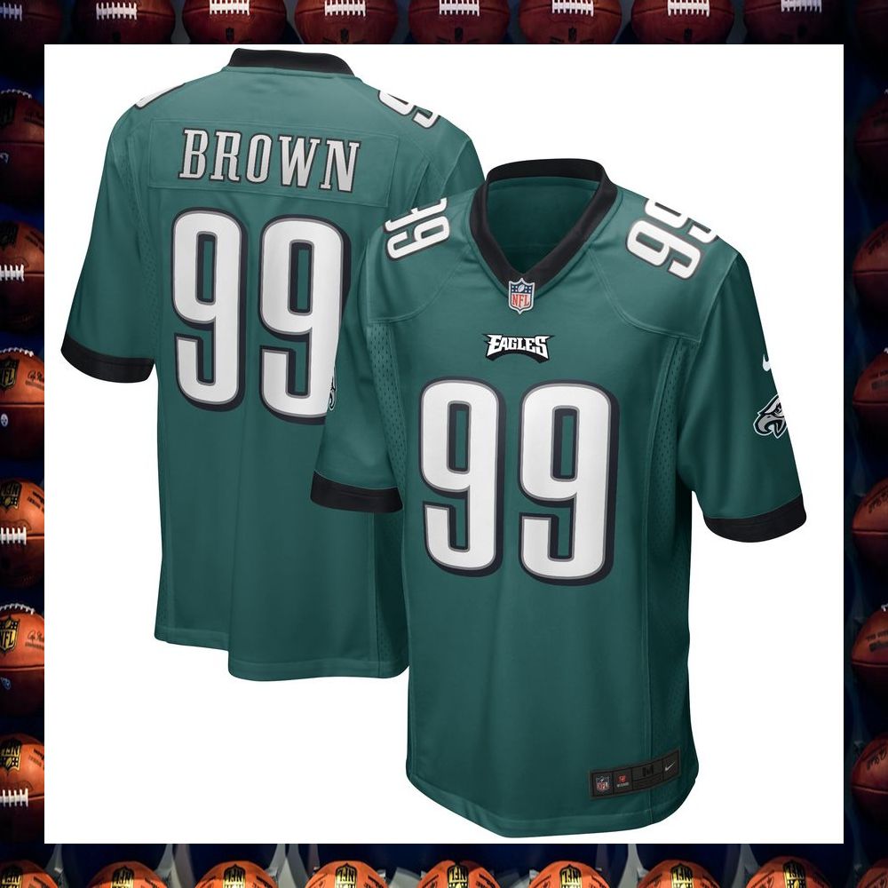 Jerome Brown Philadelphia Eagles Football Retired Midnight Green Football Jersey 4 Jerome Brown Philadelphia Eagles Football Retired Midnight Green Football Jersey word3