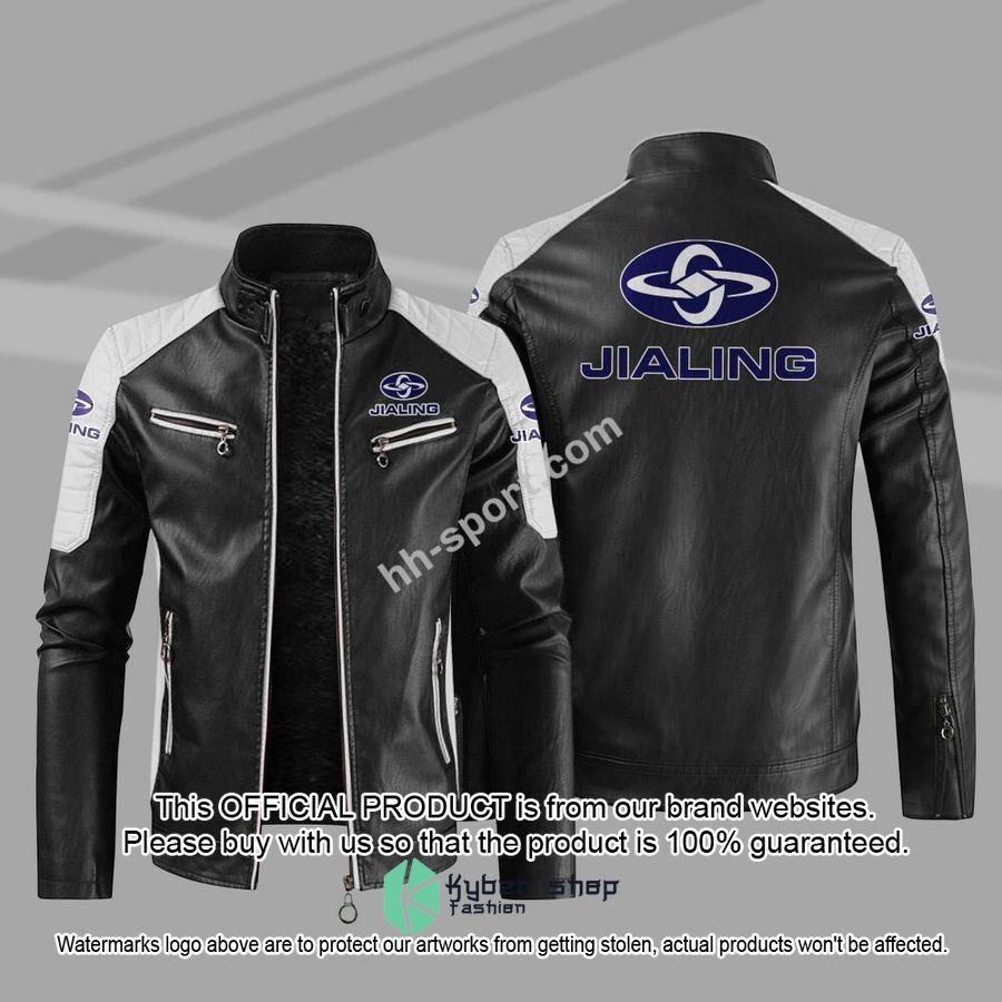 JIALING Motorcycles Motor Leather Jacket word3