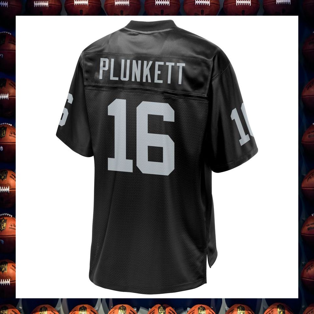 Jim Plunkett Las Vegas Raiders NFL Pro Line Retired Team Black Football Jersey 3 Jim Plunkett Las Vegas Raiders NFL Pro Line Retired Team Black Football Jersey word1