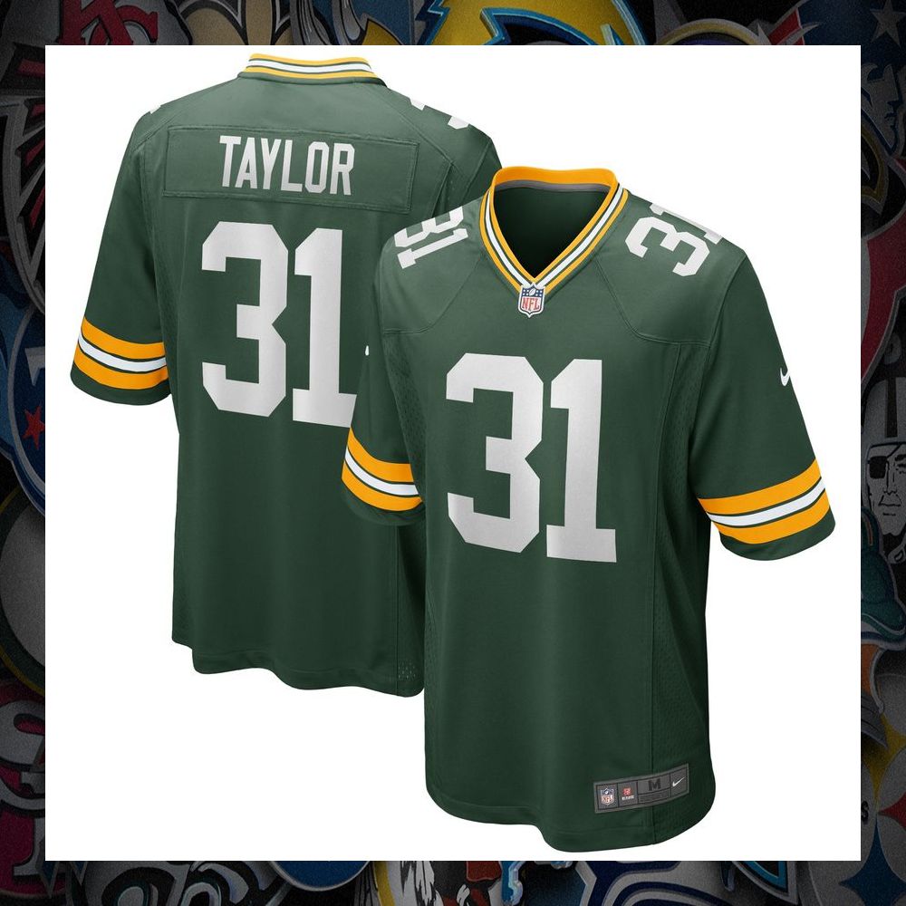 Jim Taylor Green Bay Packers Retired Green Football Jersey 5 Jim Taylor Green Bay Packers Retired Green Football Jersey word1