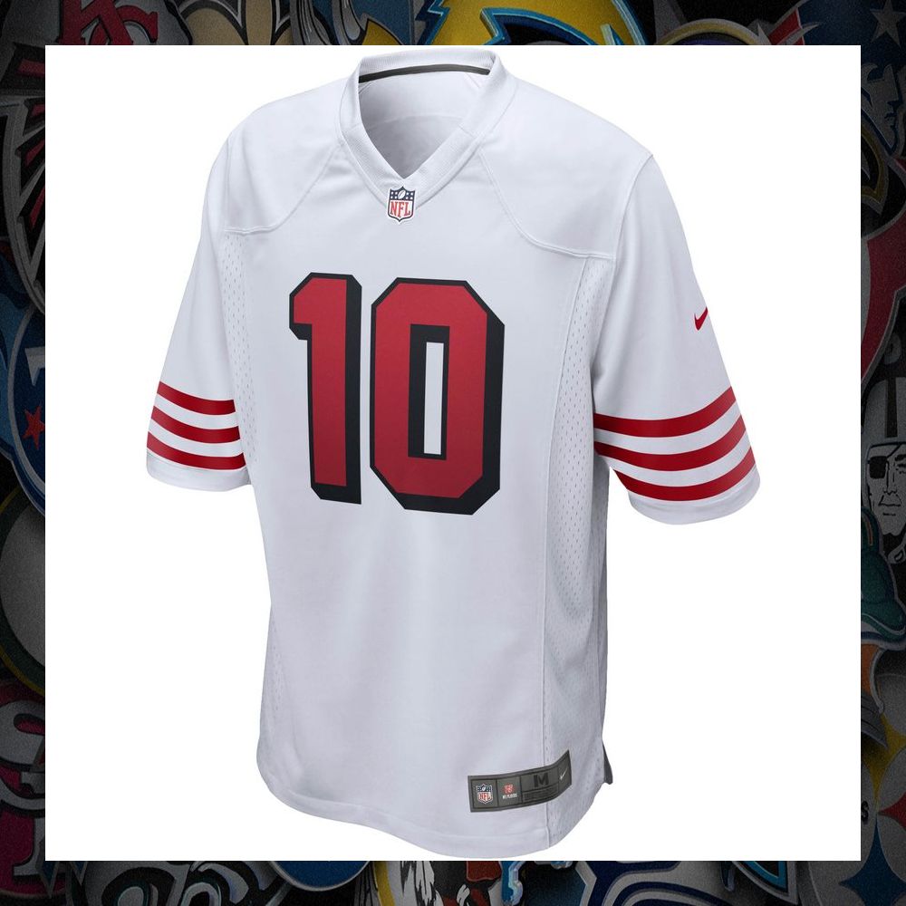 Jimmy Garoppolo San Francisco 49ers Alternate White Football Jersey 6 Jimmy Garoppolo San Francisco 49ers Alternate White Football Jersey word1