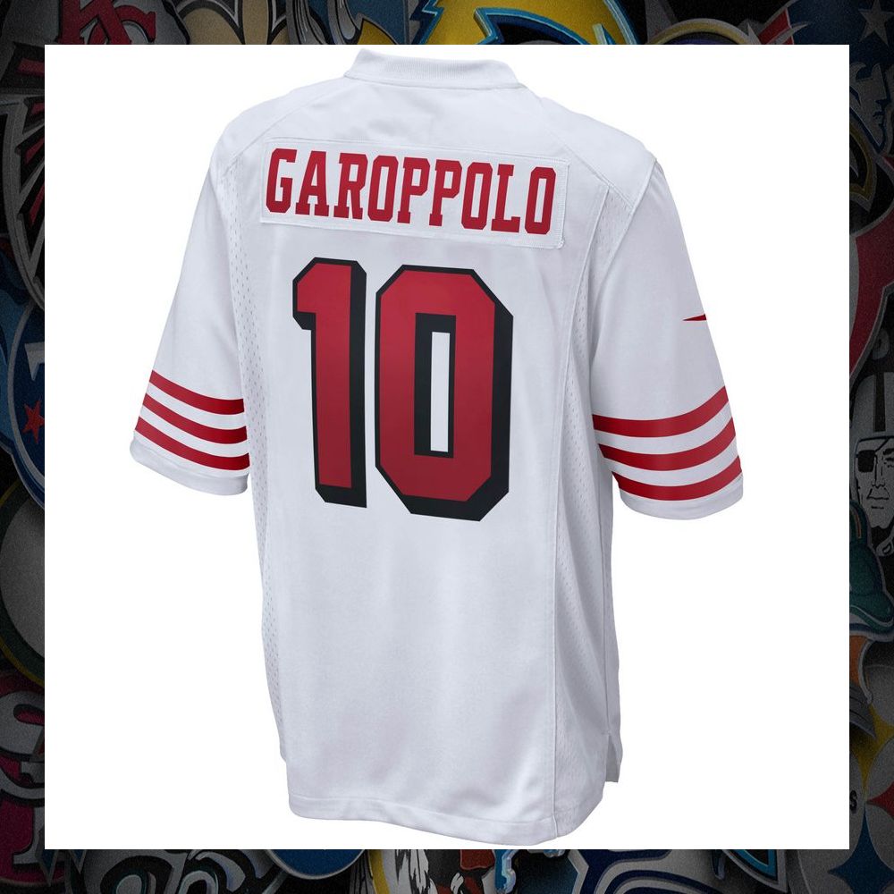 Jimmy Garoppolo San Francisco 49ers Alternate White Football Jersey 7 Jimmy Garoppolo San Francisco 49ers Alternate White Football Jersey word1