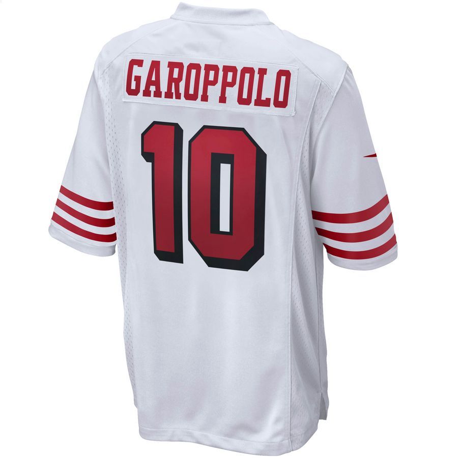 Jimmy Garoppolo San Francisco 49ers Alternate White Football Jersey 3 Jimmy Garoppolo San Francisco 49ers Alternate White Football Jersey word1