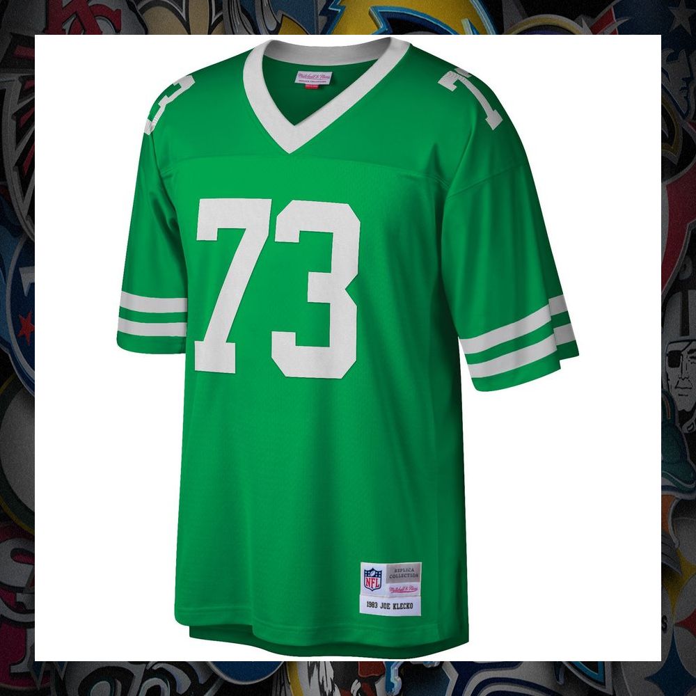 Joe Klecko New York Jets Mitchell & Ness Legacy Replica Kelly Green Football Jersey 6 Joe Klecko New York Jets Mitchell & Ness Legacy Replica Kelly Green Football Jersey word2