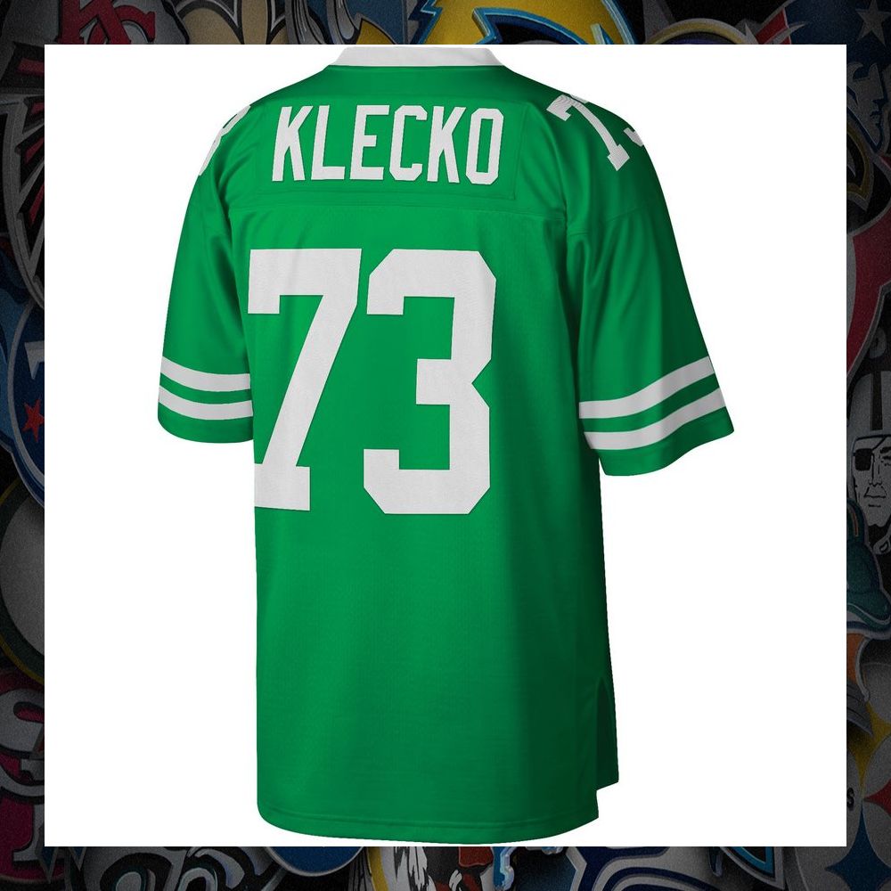 Joe Klecko New York Jets Mitchell & Ness Legacy Replica Kelly Green Football Jersey 7 Joe Klecko New York Jets Mitchell & Ness Legacy Replica Kelly Green Football Jersey word2