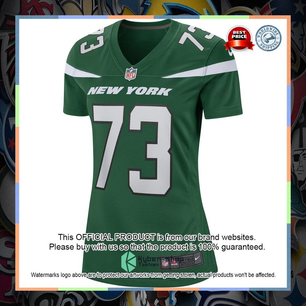 Joe Klecko New York Jets Gotham Green Football Jersey 6 Joe Klecko New York Jets Gotham Green Football Jersey word1