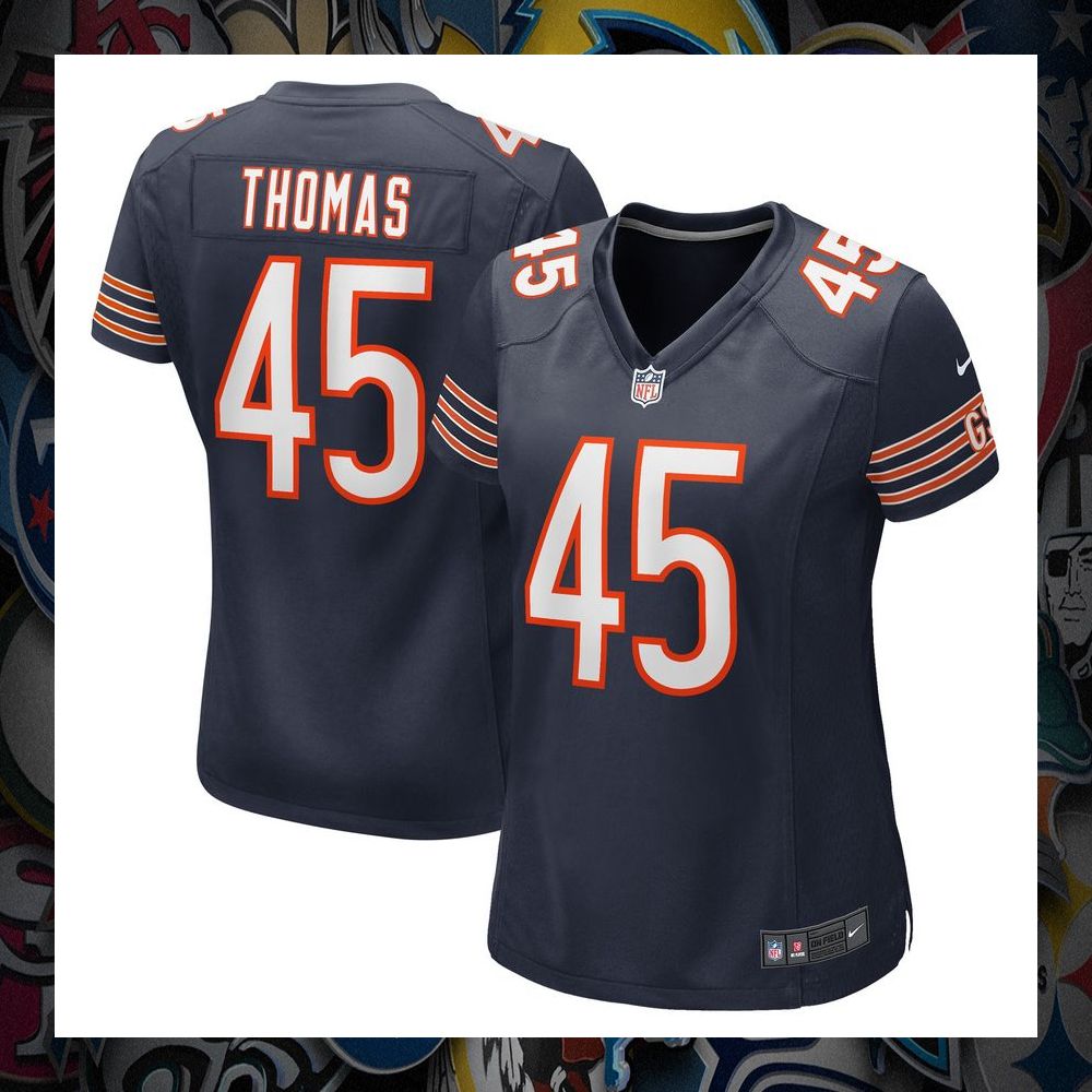 Joe Thomas Chicago Bears Navy Football Jersey 5 Joe Thomas Chicago Bears Navy Football Jersey word2