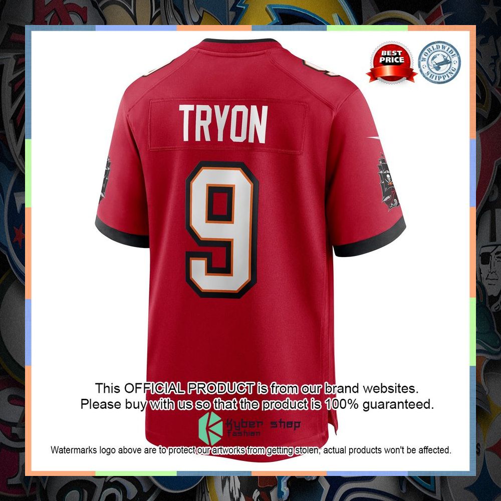 Joe Tryon Tampa Bay Buccaneers 2021 NFL Draft First Round Pick No. 32 Red Football Jersey 7 Joe Tryon Tampa Bay Buccaneers 2021 NFL Draft First Round Pick No. 32 Red Football Jersey word3