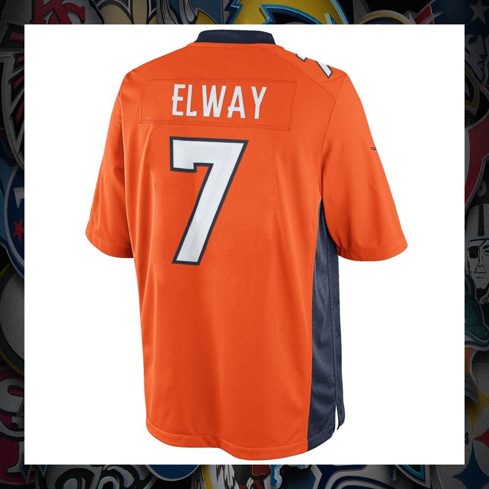 John Elway Denver Broncos Nike Retired Limited Orange Football Jersey 7 John Elway Denver Broncos Nike Retired Limited Orange Football Jersey word3