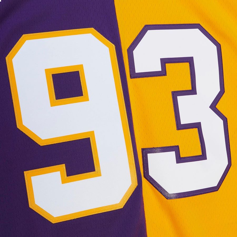 John Randle Minnesota Vikings Mitchell & Ness 1998 Split Legacy Replica Purple Gold Football Jersey 4 John Randle Minnesota Vikings Mitchell & Ness 1998 Split Legacy Replica Purple Gold Football Jersey word2
