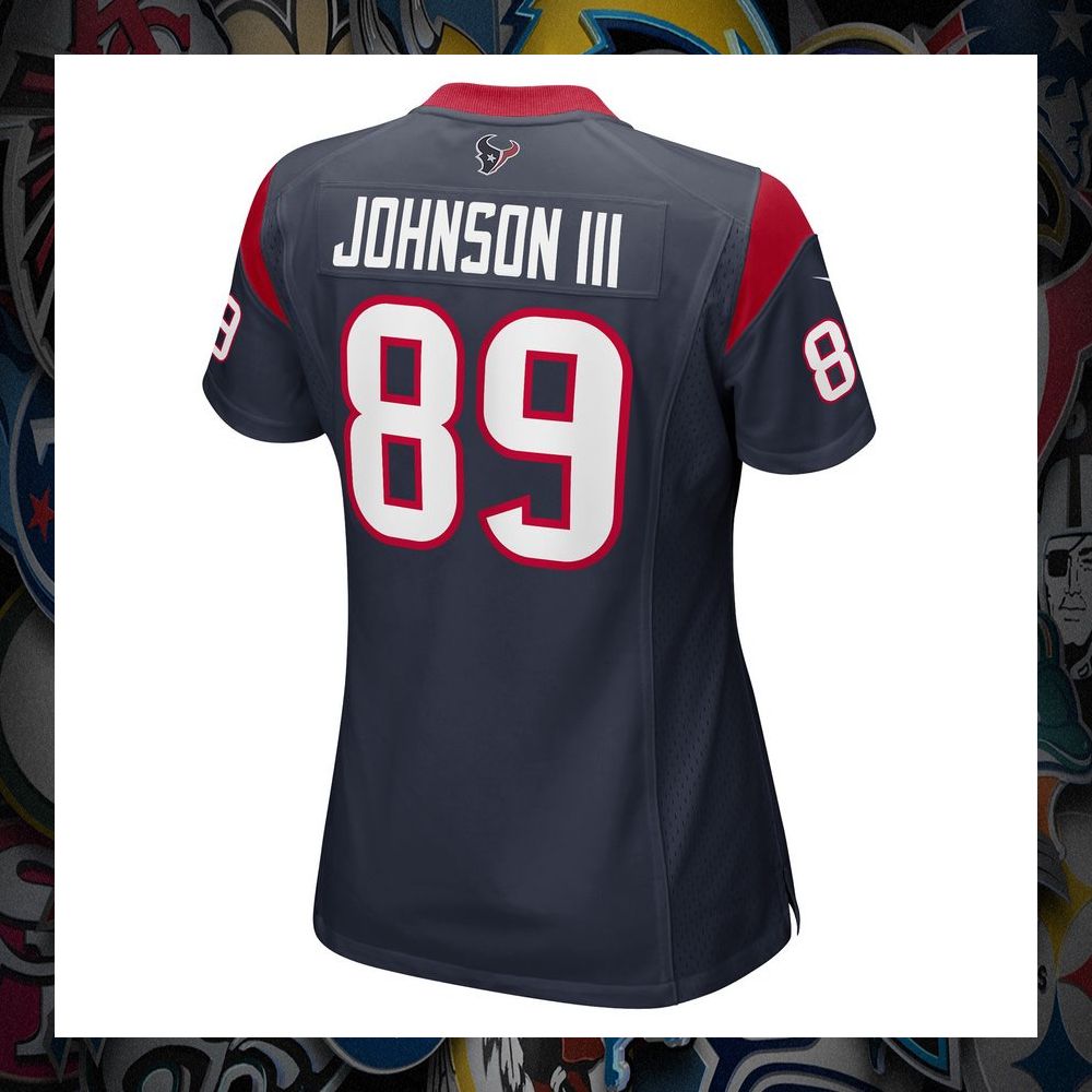 Johnny Johnson III Houston Texans Navy Football Jersey 7 Johnny Johnson III Houston Texans Navy Football Jersey word2