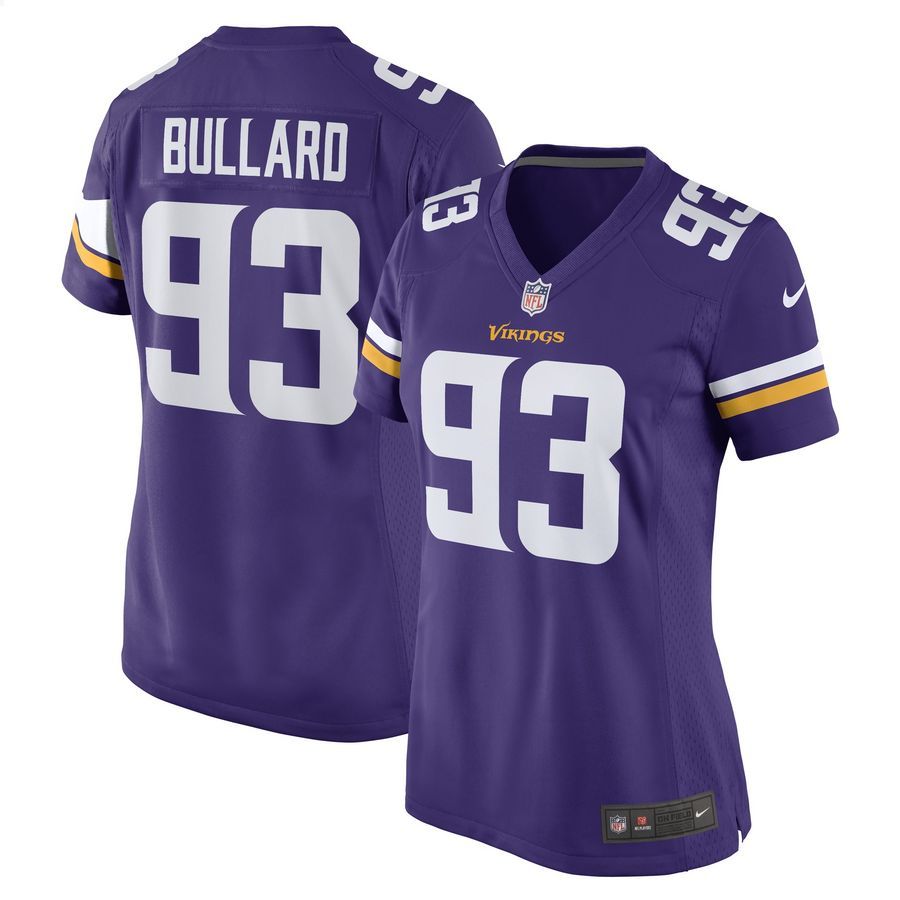Jonathan Bullard Minnesota Vikings Purple Football Jersey