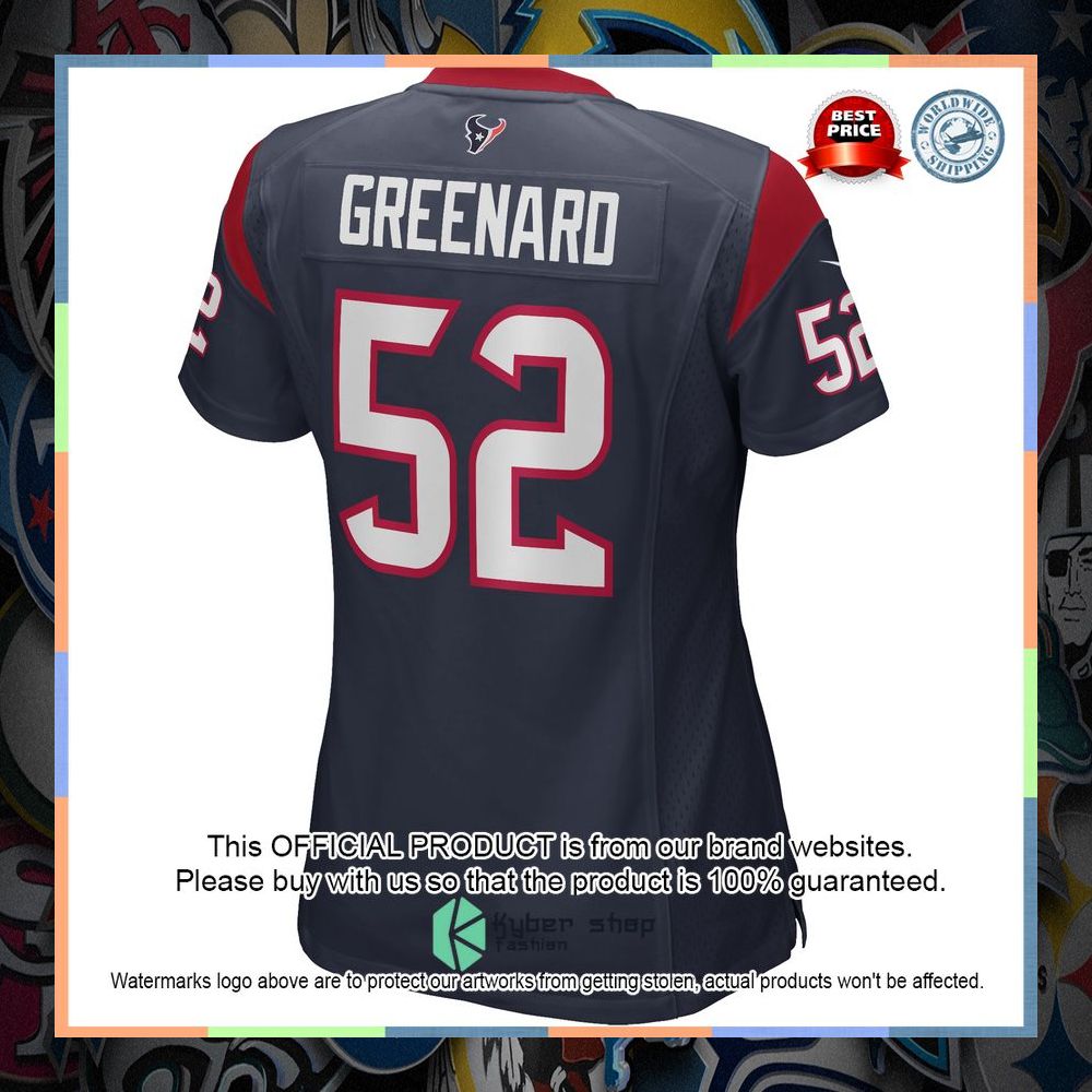 Jonathan Greenard Houston Texans Women's Navy Football Jersey 7 Jonathan Greenard Houston Texans Women's Navy Football Jersey word3
