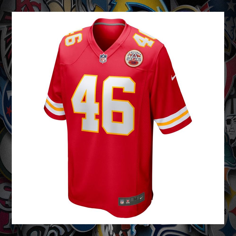 Jordan Franks Kansas City Chiefs Red Football Jersey 6 Jordan Franks Kansas City Chiefs Red Football Jersey word2