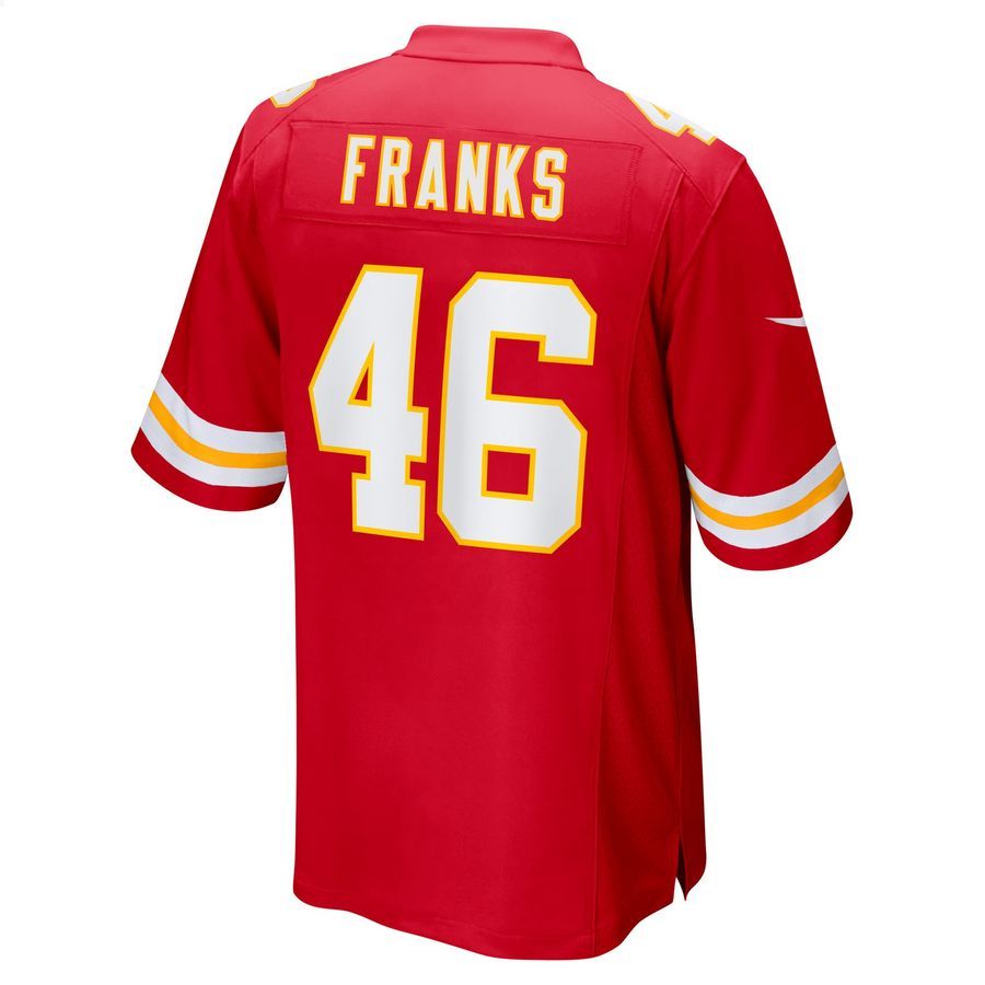 Jordan Franks Kansas City Chiefs Red Football Jersey 3 Jordan Franks Kansas City Chiefs Red Football Jersey word2