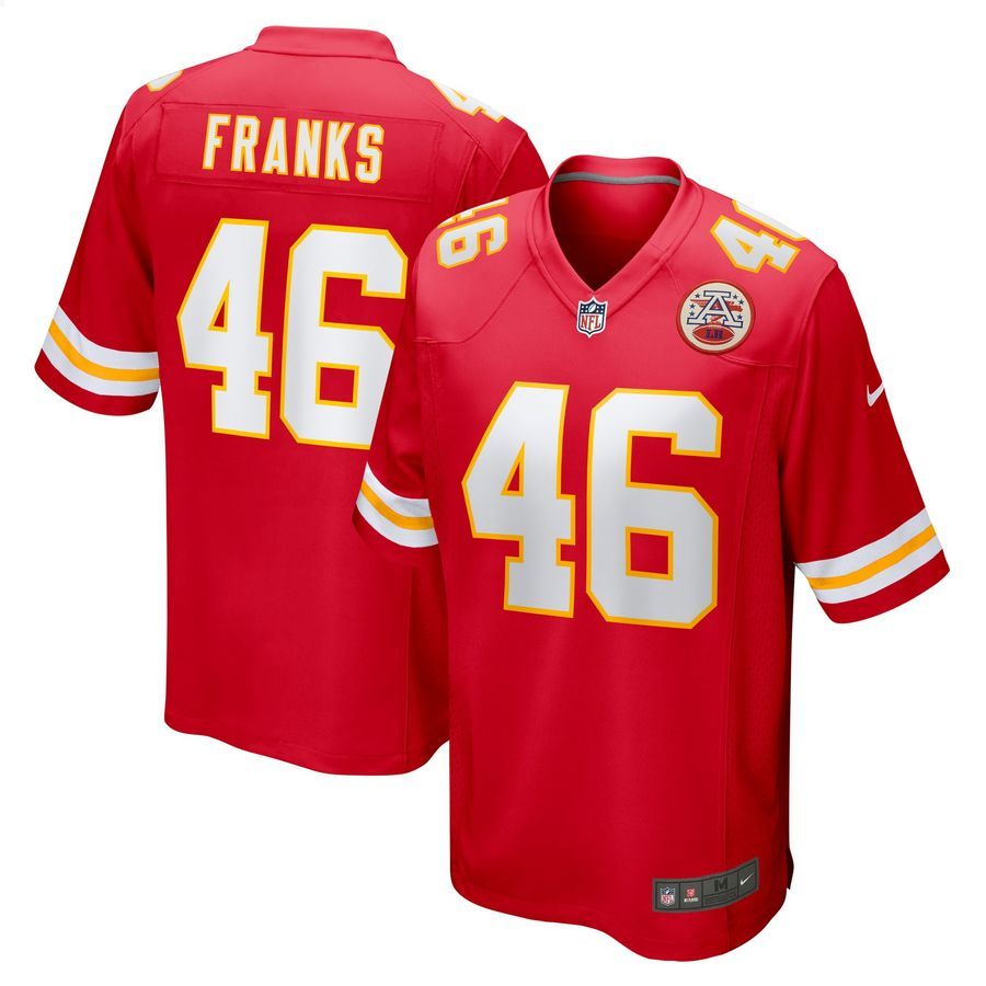 Jordan Franks Kansas City Chiefs Red Football Jersey 4 Jordan Franks Kansas City Chiefs Red Football Jersey word2