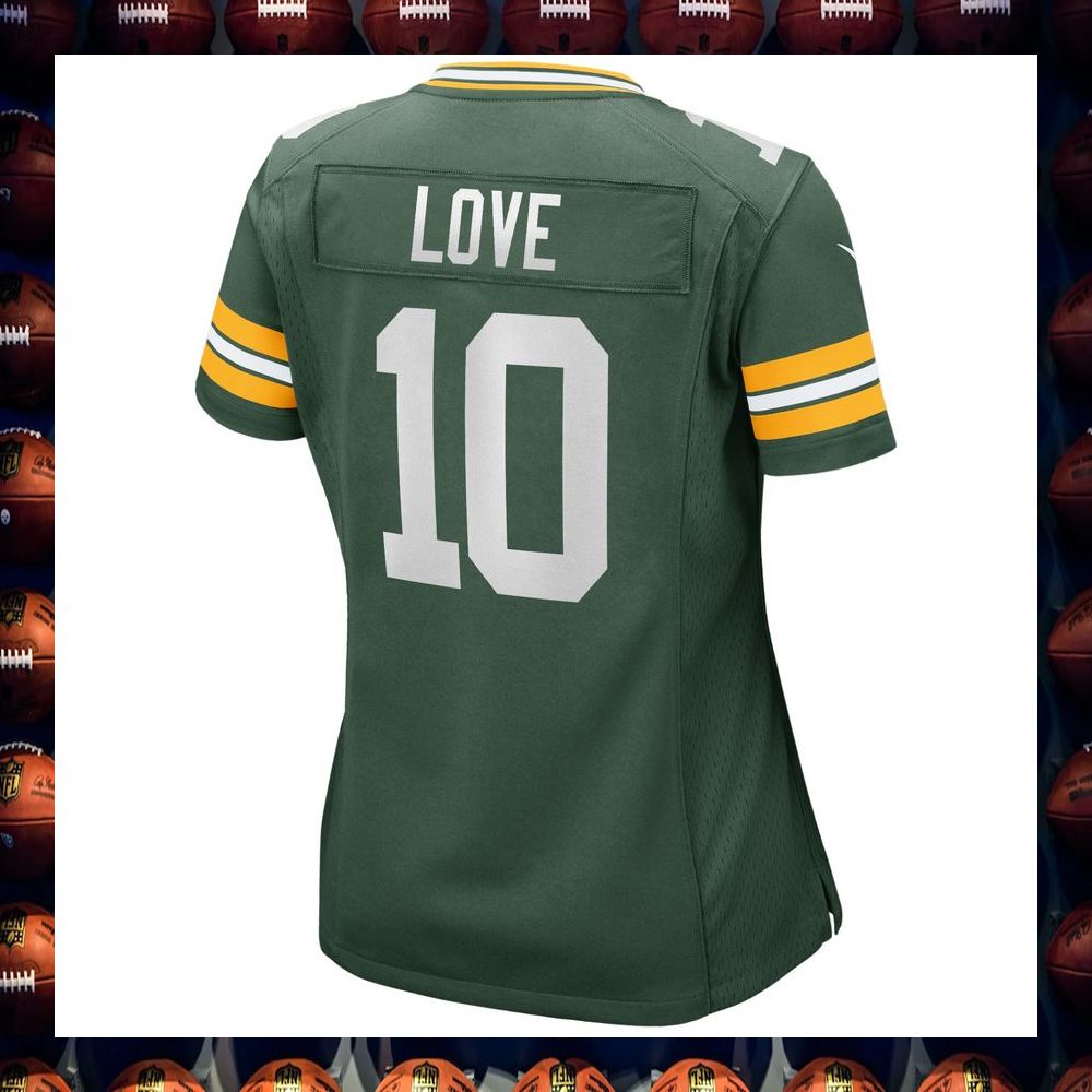 Jordan Love Green Bay Packers Women's Green Football Jersey 3 Jordan Love Green Bay Packers Women's Green Football Jersey word3