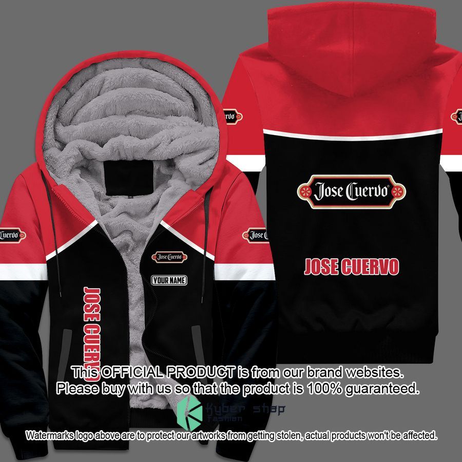 Jose Cuervo Custom Fleece Hoodie word1