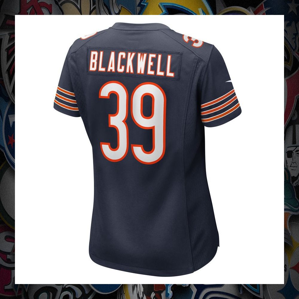 Josh Blackwell Chicago Bears Navy Football Jersey 32 Josh Blackwell Chicago Bears Navy Football Jersey word2