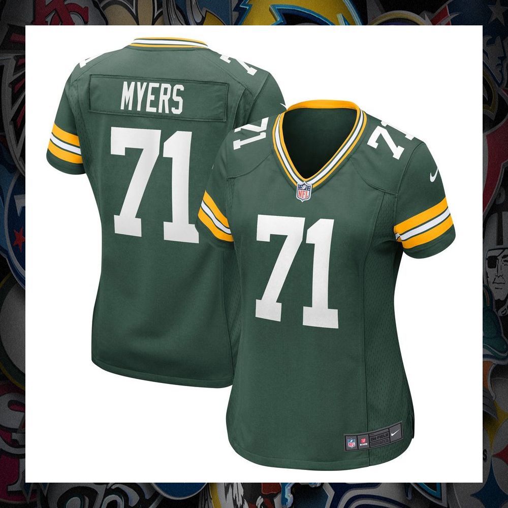 Josh Myers Green Bay Packers Green Football Jersey 30 Josh Myers Green Bay Packers Green Football Jersey word1