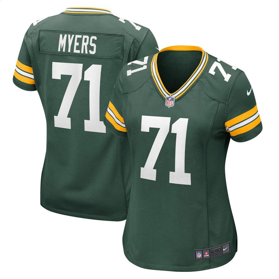 Josh Myers Green Bay Packers Green Football Jersey