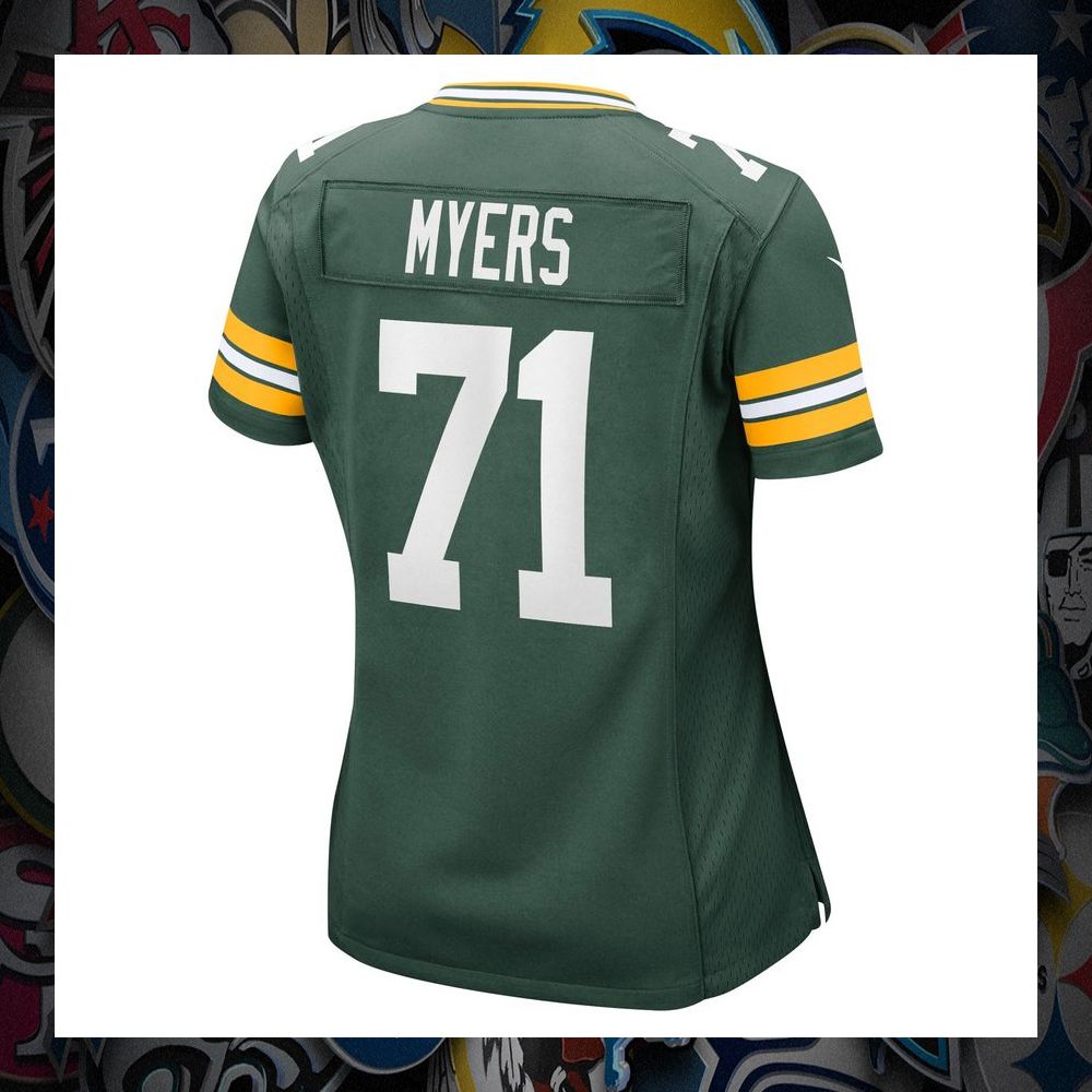 Josh Myers Green Bay Packers Green Football Jersey 32 Josh Myers Green Bay Packers Green Football Jersey word1