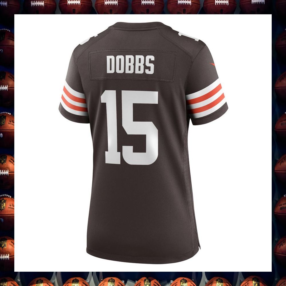 Joshua Dobbs Cleveland Browns Women's Brown Football Jersey 3 Joshua Dobbs Cleveland Browns Women's Brown Football Jersey word3