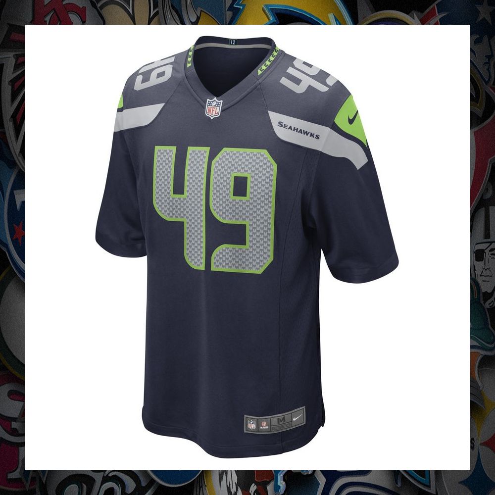 Joshua Onujiogu Seattle Seahawks College Navy Football Jersey 6 Joshua Onujiogu Seattle Seahawks College Navy Football Jersey word2