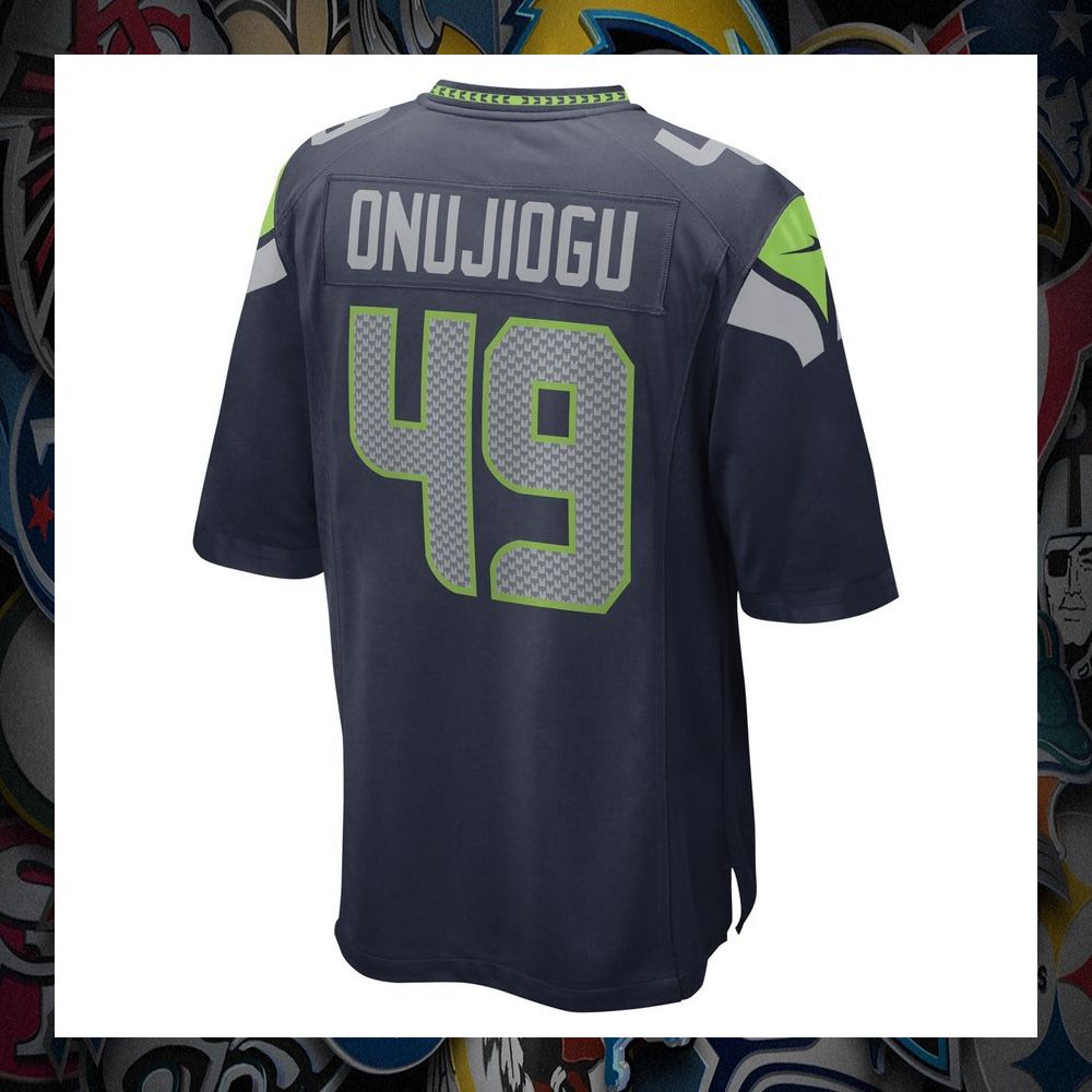 Joshua Onujiogu Seattle Seahawks College Navy Football Jersey 7 Joshua Onujiogu Seattle Seahawks College Navy Football Jersey word2