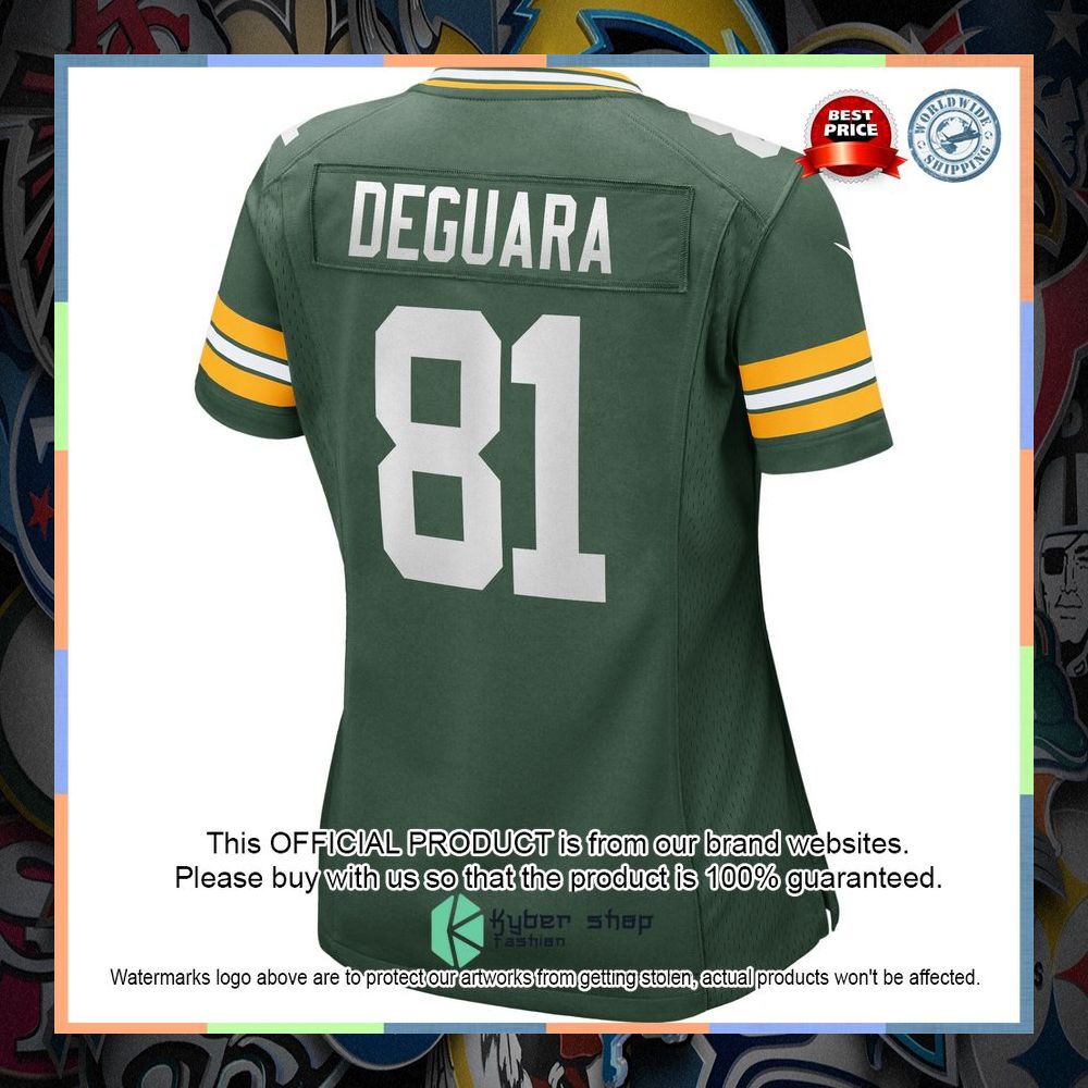 Josiah Deguara Green Bay Packers Women's Green Football Jersey 7 Josiah Deguara Green Bay Packers Women's Green Football Jersey word3