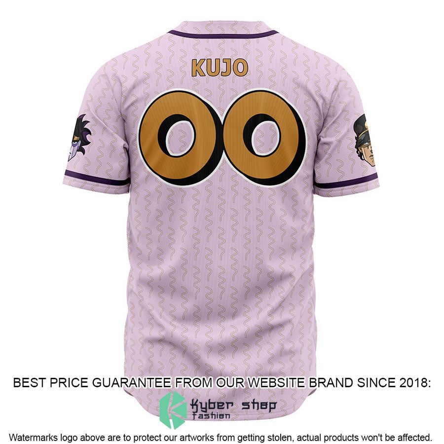 Jotaro Kujo Star Platinum Jojos Bizarre Adventure Baseball Jersey 3 Jotaro Kujo Star Platinum Jojos Bizarre Adventure Baseball Jersey word3