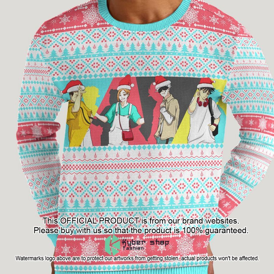Jujutsu Kaisen Paradise Christmas Sweater 3 Jujutsu Kaisen Paradise Christmas Sweater word3