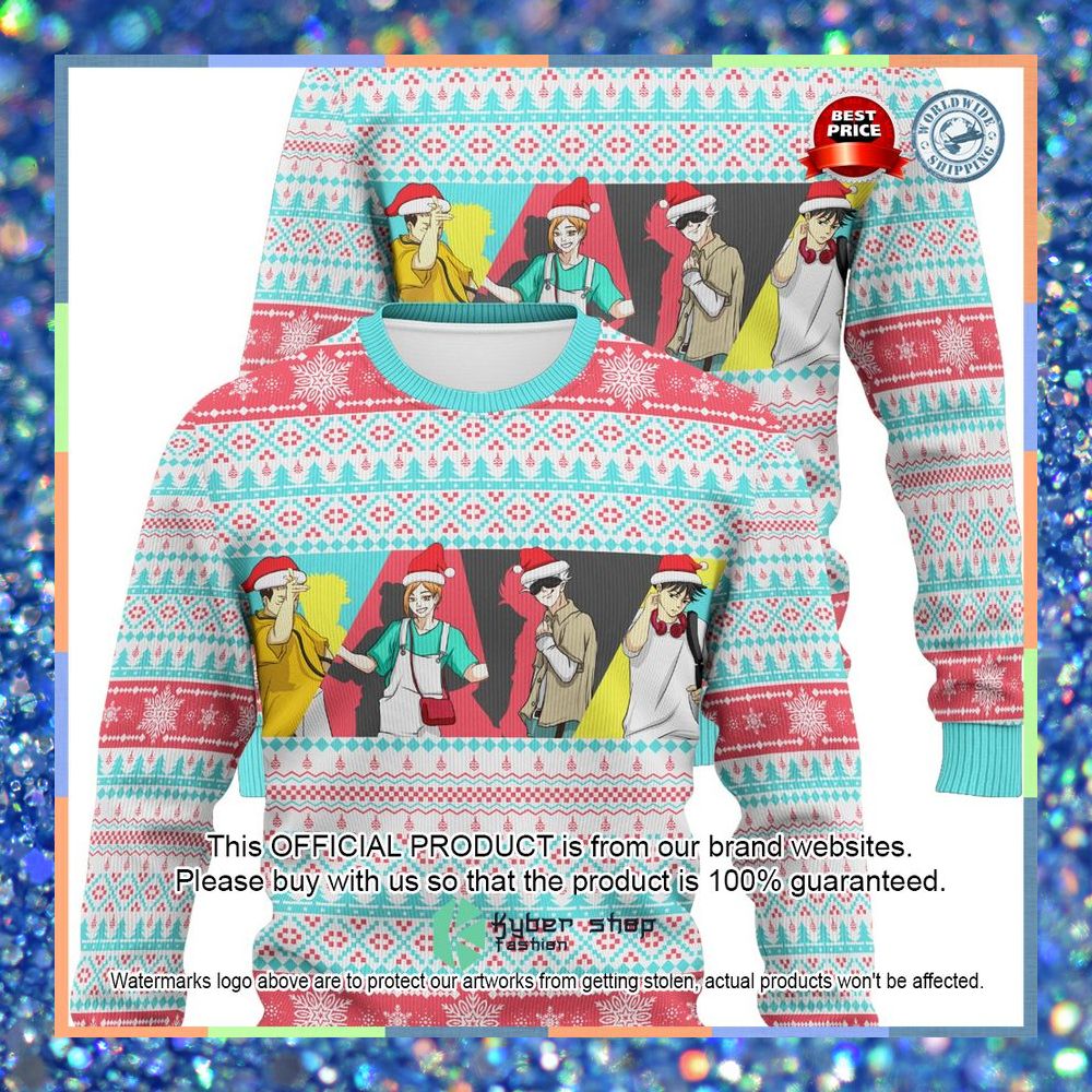 Jujutsu Kaisen Paradise Christmas Sweater 10 Jujutsu Kaisen Paradise Christmas Sweater word3