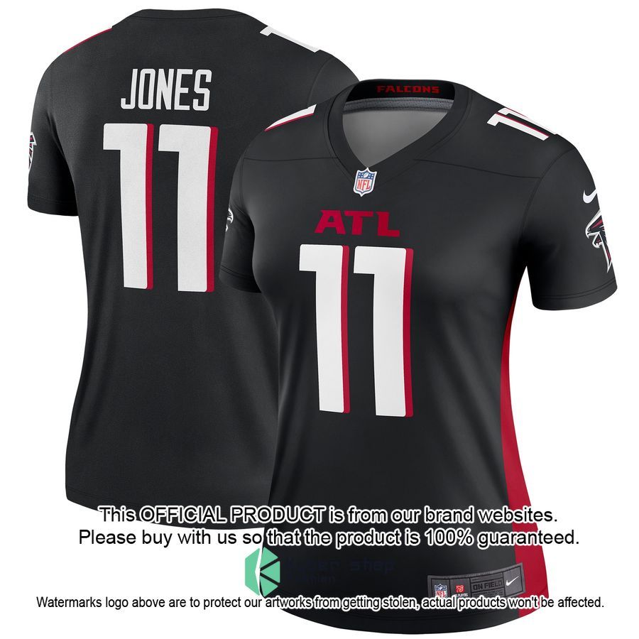 Julio Jones Atlanta Falcons Women's Legend Black Football Jersey