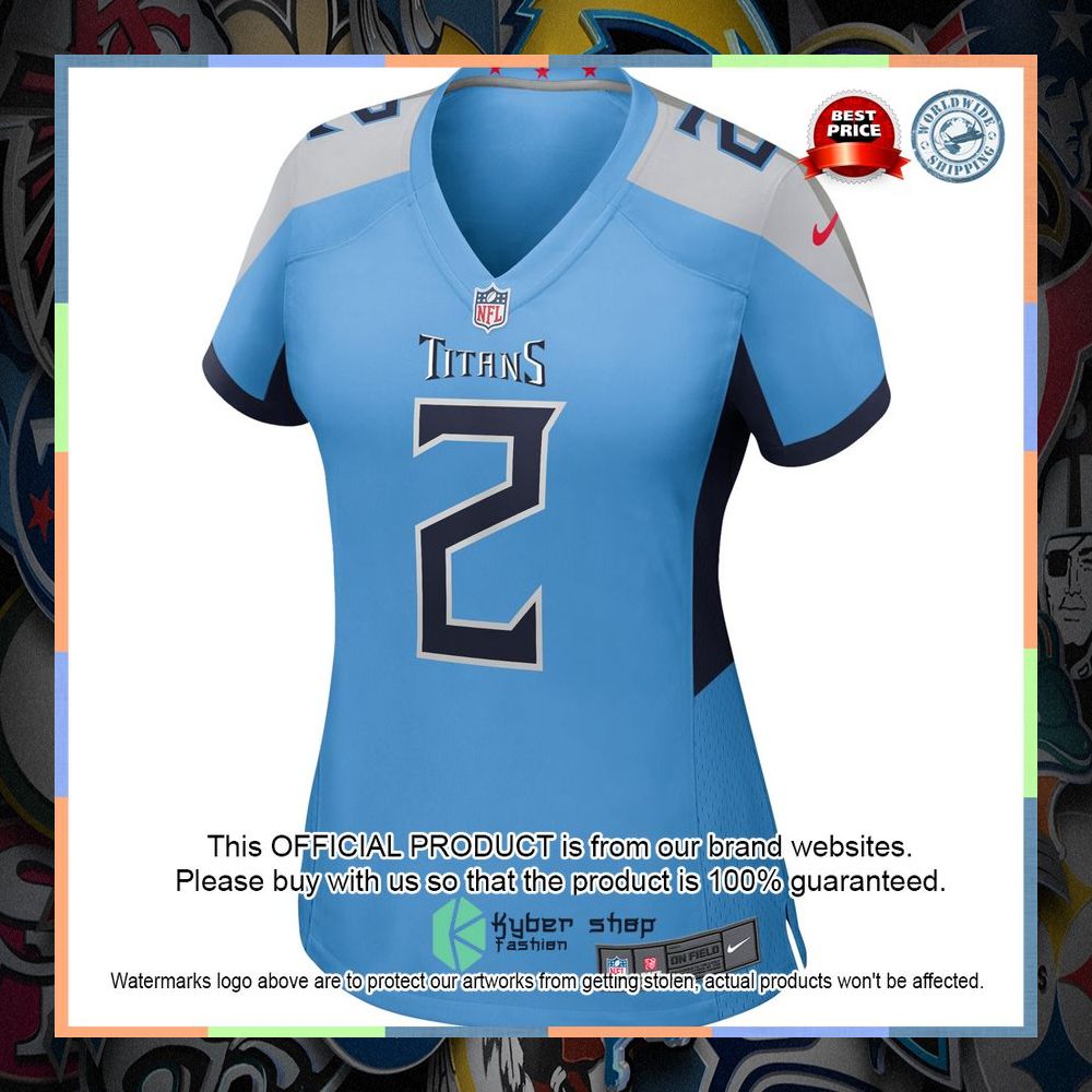 Julio Jones Tennessee Titans Women's Light Blue Football Jersey 8 Julio Jones Tennessee Titans Women's Light Blue Football Jersey word2