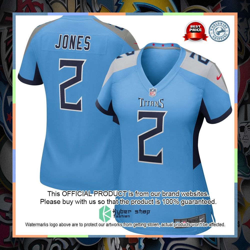 Julio Jones Tennessee Titans Women's Light Blue Football Jersey 10 Julio Jones Tennessee Titans Women's Light Blue Football Jersey word2