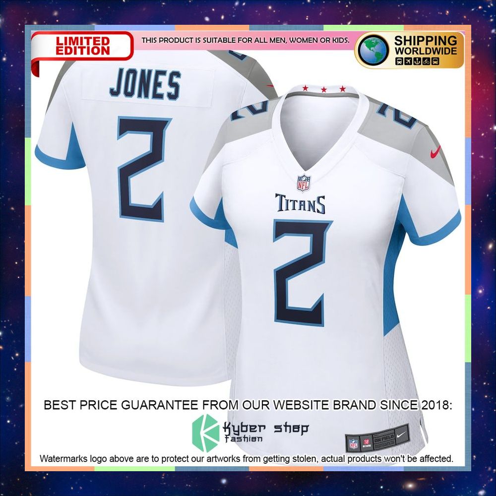Julio Jones Tennessee Titans Women's White Football Jersey 4 Julio Jones Tennessee Titans Women's White Football Jersey word1