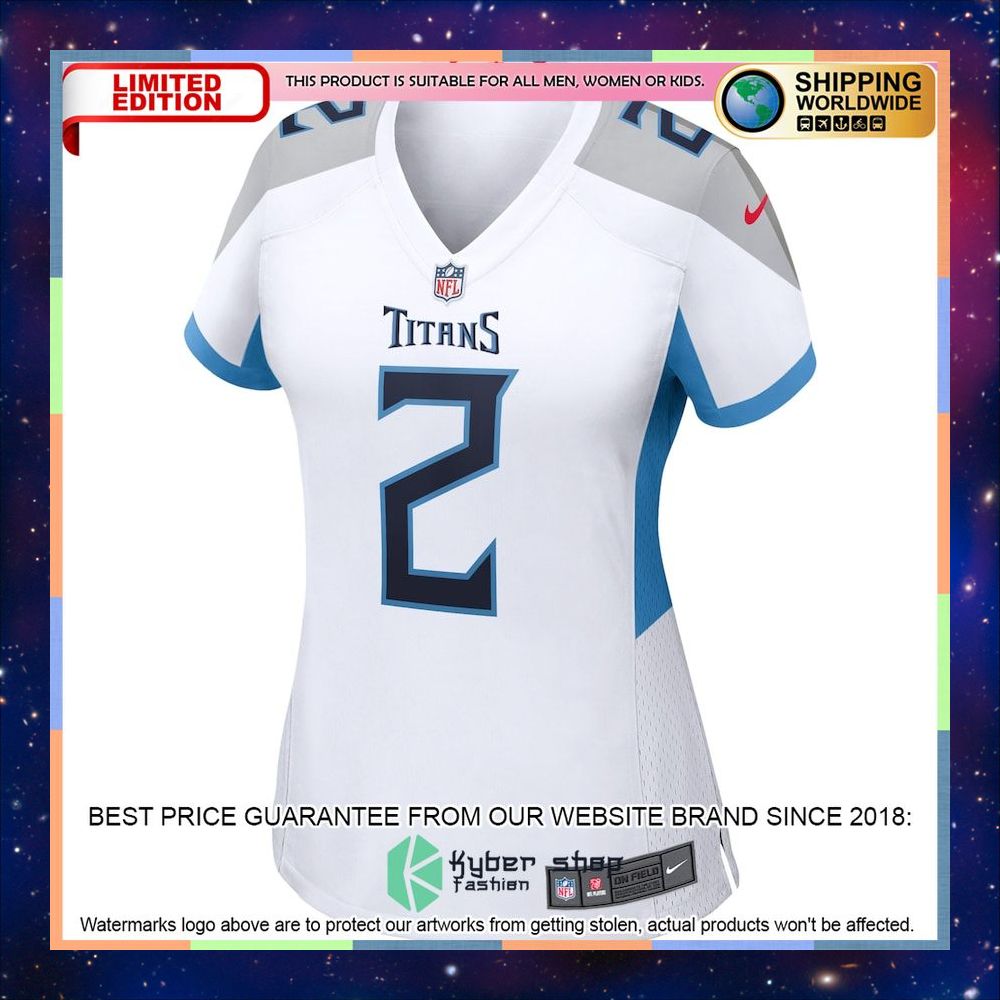 Julio Jones Tennessee Titans Women's White Football Jersey 5 Julio Jones Tennessee Titans Women's White Football Jersey word1