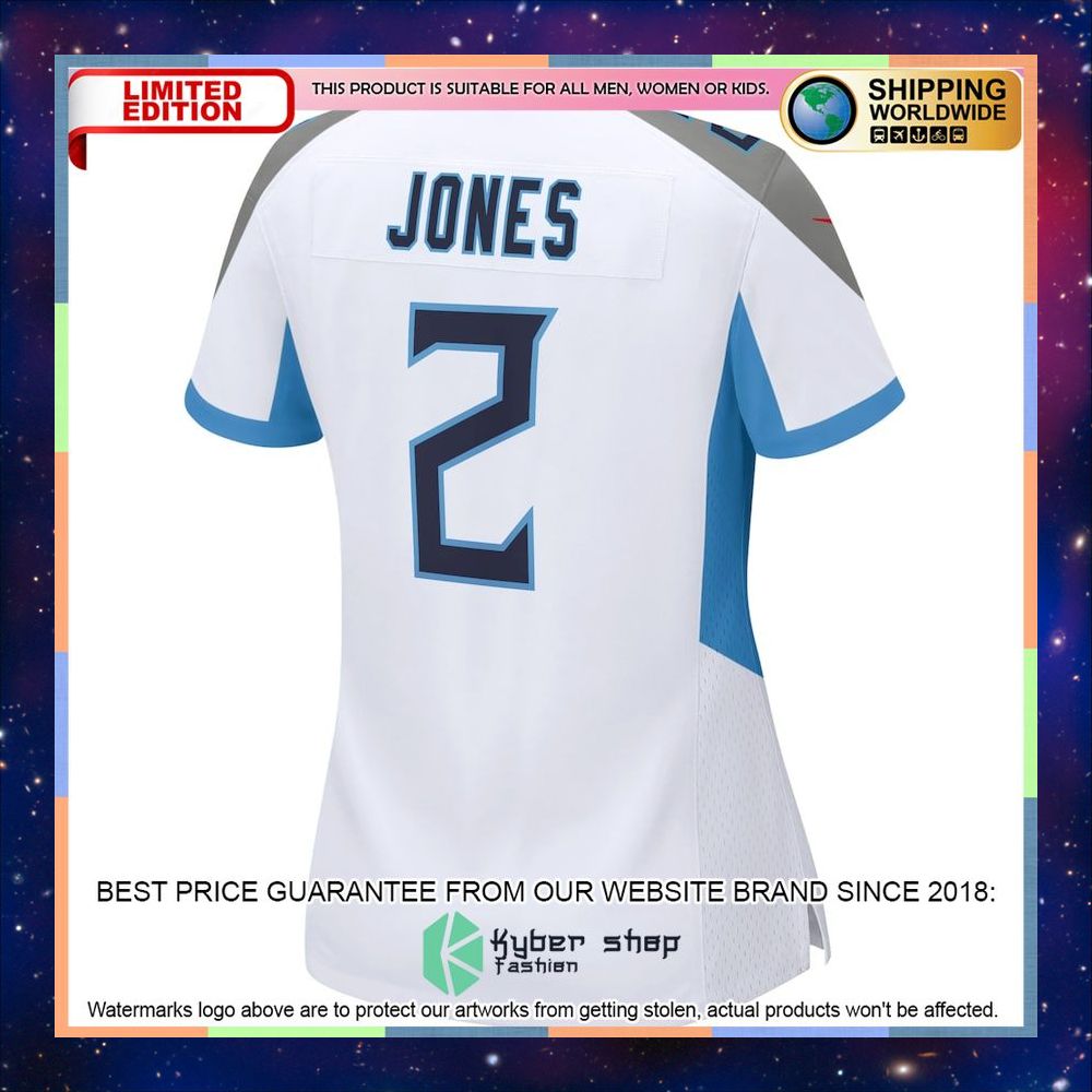 Julio Jones Tennessee Titans Women's White Football Jersey 6 Julio Jones Tennessee Titans Women's White Football Jersey word1