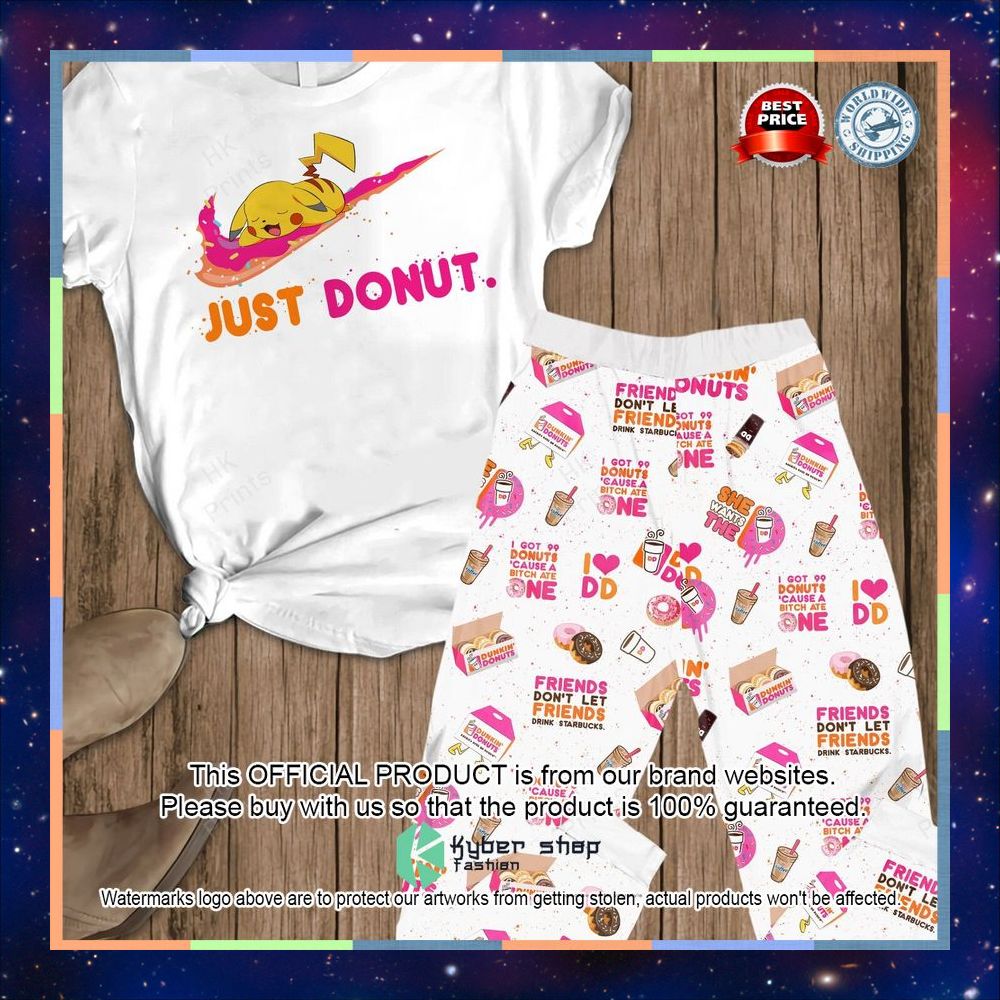 Just Donut Pikachu Donkin Donut Pajamas Set 3 Just Donut Pikachu Donkin Donut Pajamas Set word2