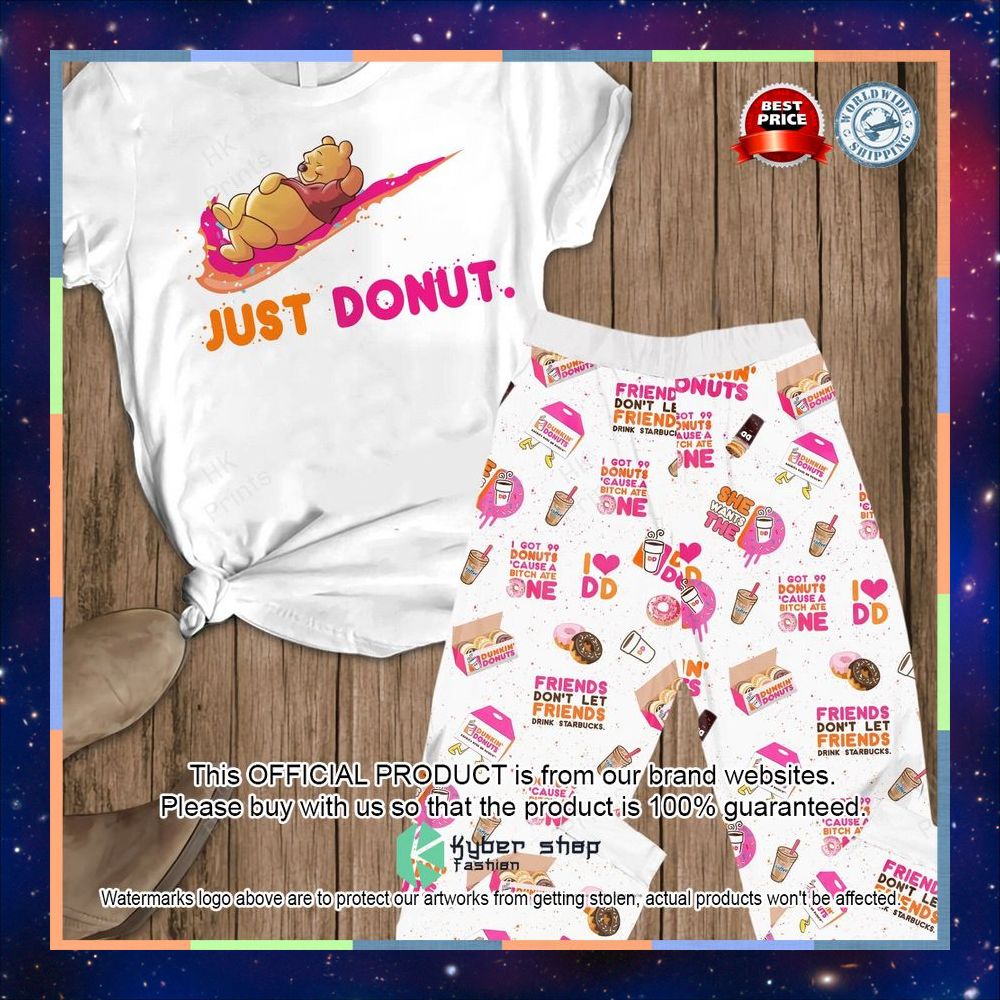 Just Donut Winnie-the-Pooh Donkin Donut Pajamas Set 3 Just Donut Winnie-the-Pooh Donkin Donut Pajamas Set word3