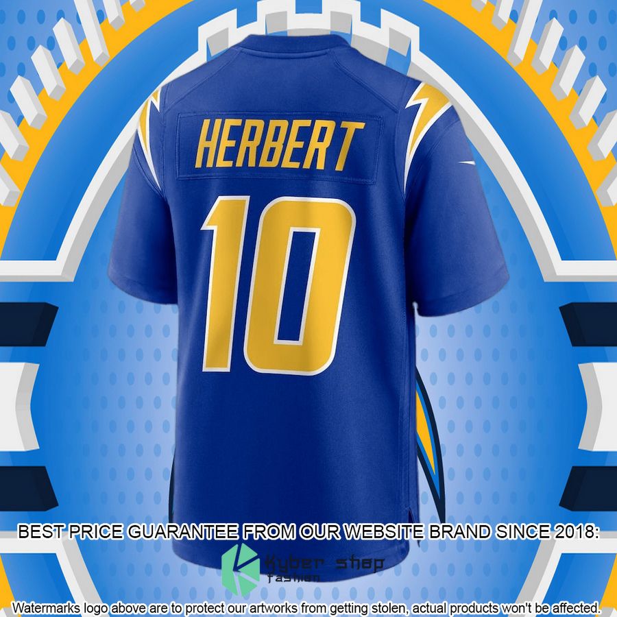 Justin Herbert Los Angeles Chargers Player Powder Blue Football Jersey 3 Justin Herbert Los Angeles Chargers Player Powder Blue Football Jersey word3