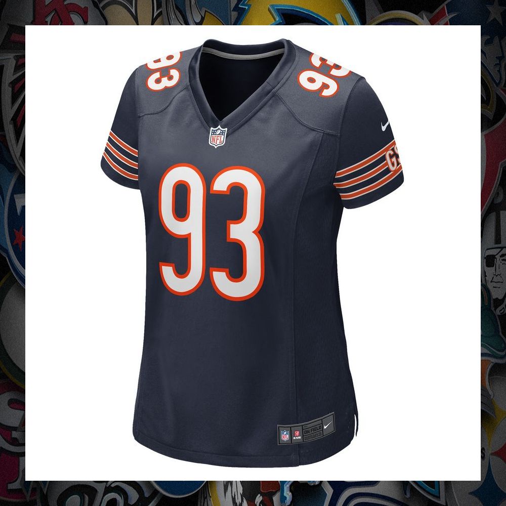 Justin Jones Chicago Bears Navy Football Jersey 31 Justin Jones Chicago Bears Navy Football Jersey word2
