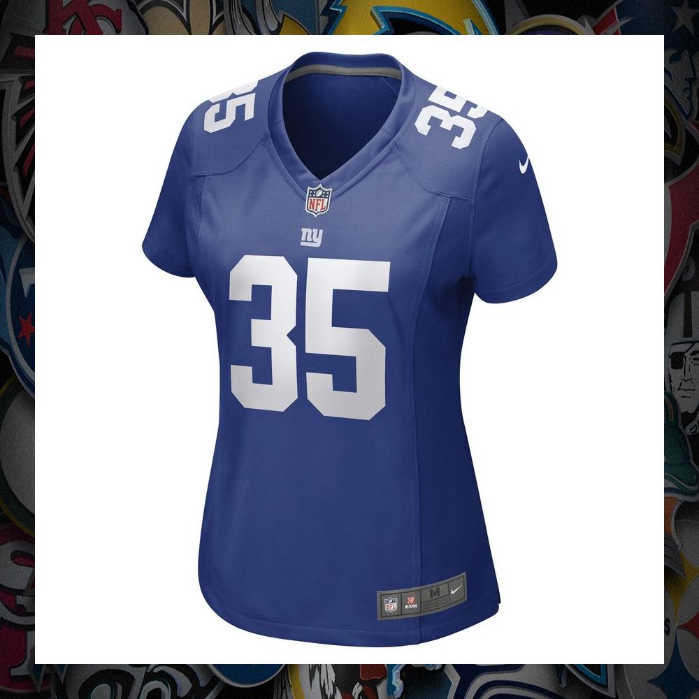 Justin Layne New York Giants Royal Football Jersey 6 Justin Layne New York Giants Royal Football Jersey word1