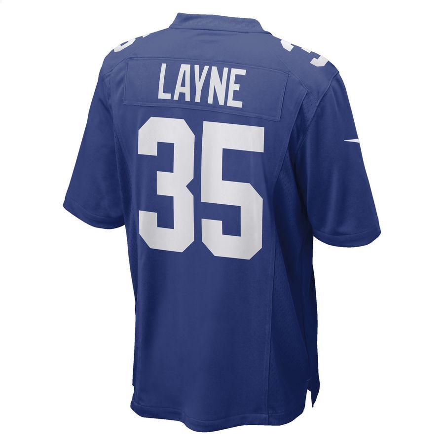 Justin Layne New York Giants Royal Football Jersey 3 Justin Layne New York Giants Royal Football Jersey word1