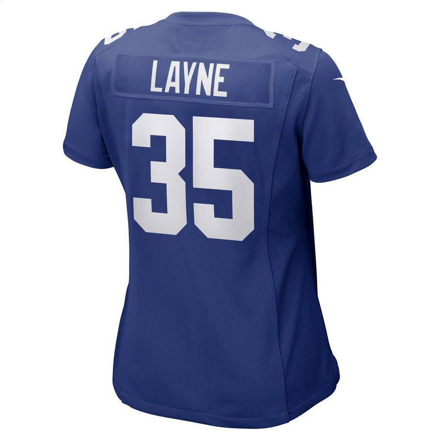 Justin Layne New York Giants Royal Football Jersey 3 Justin Layne New York Giants Royal Football Jersey word1