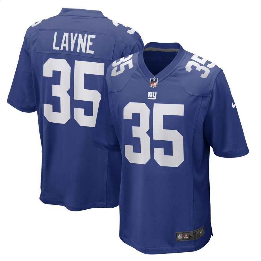 Justin Layne New York Giants Royal Football Jersey 4 Justin Layne New York Giants Royal Football Jersey word1