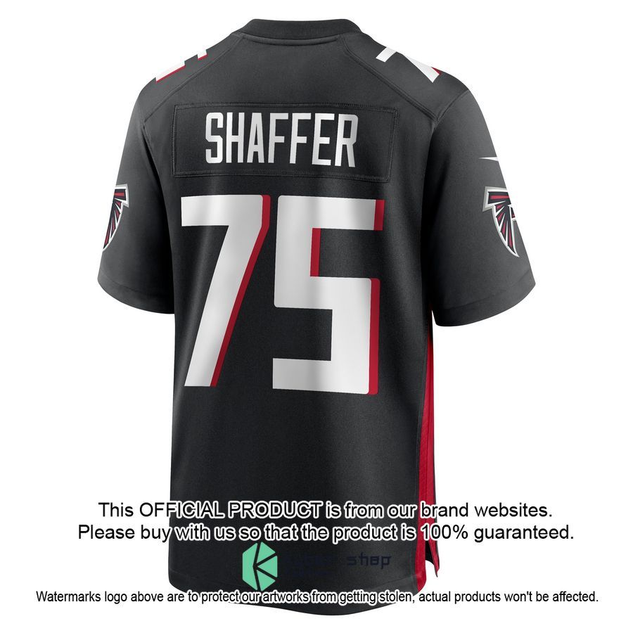 Justin Shaffer Atlanta Falcons Black Football Jersey 3 Justin Shaffer Atlanta Falcons Black Football Jersey word2